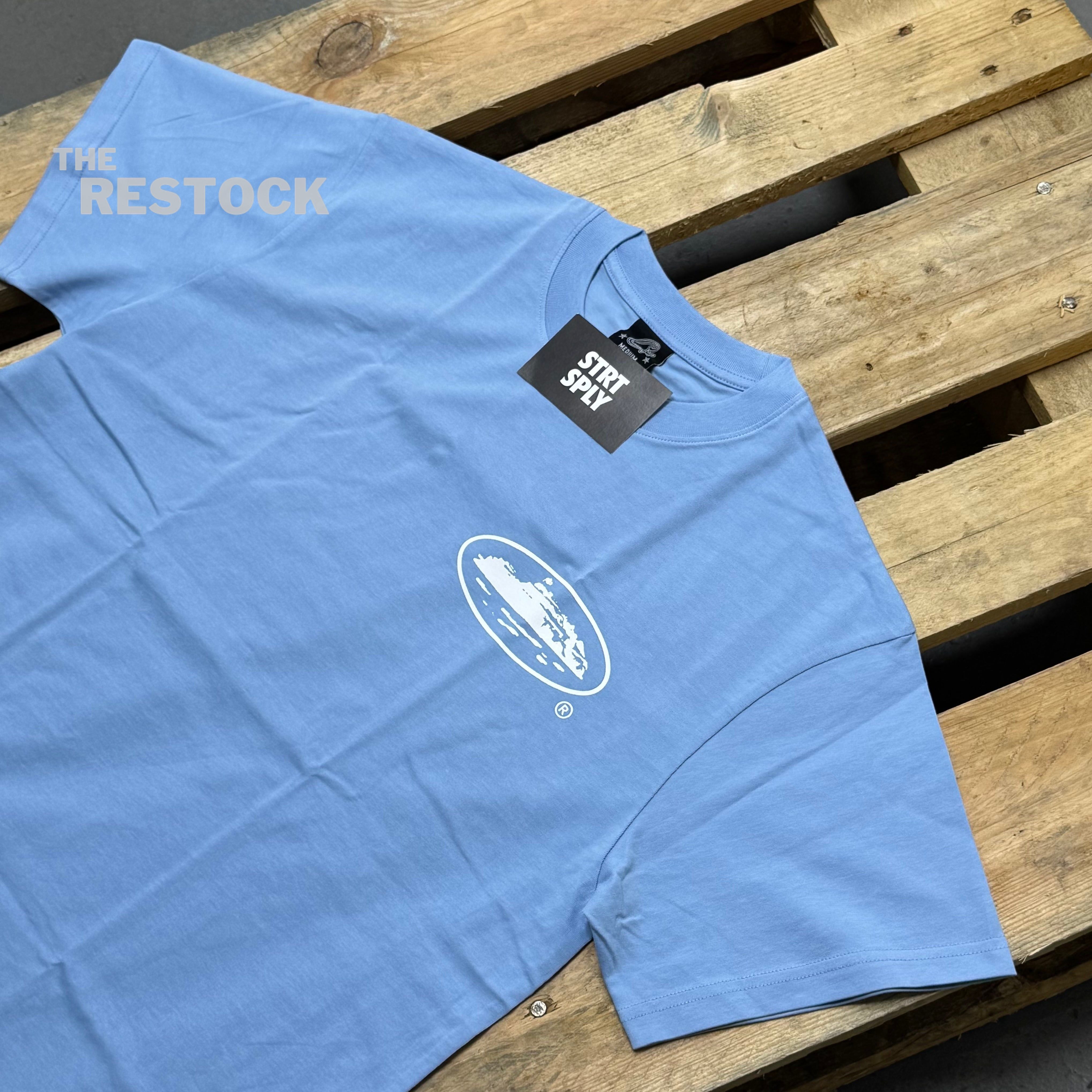 Corteiz RTW OG Island T-Shirt - Baby Blue