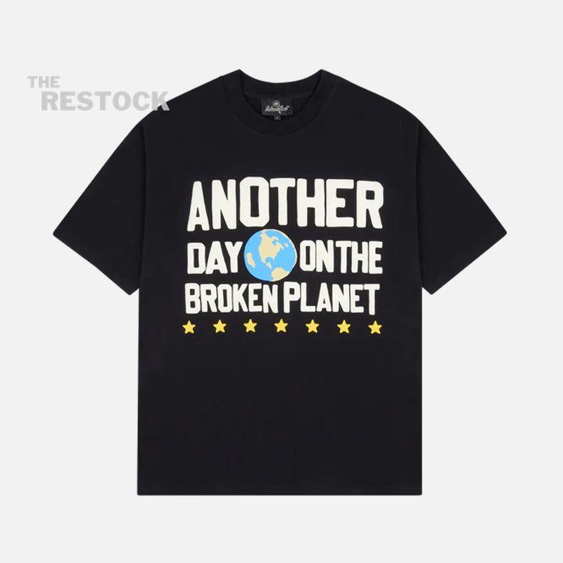 Broken Planet Another Day T-Shirt - Midnight Black