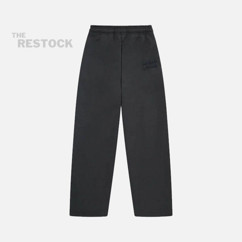 Broken Planet Stargazing Straight Leg Bottoms - Soot Black