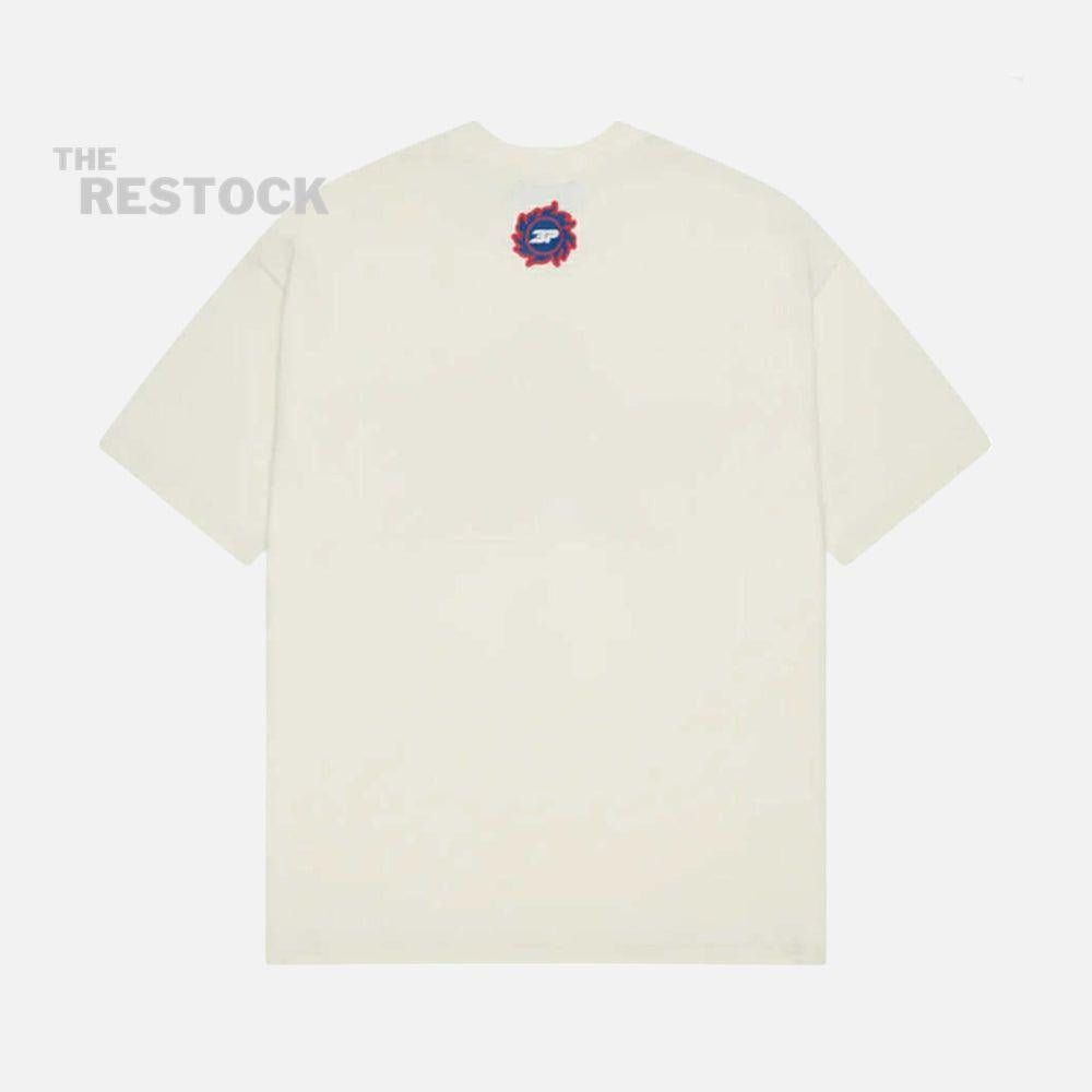 Broken Planet Star T-Shirt - Vanilla White