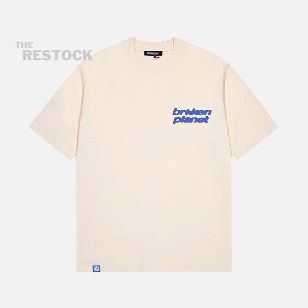 Broken Planet Basics T-Shirt - Washed Vanilla White