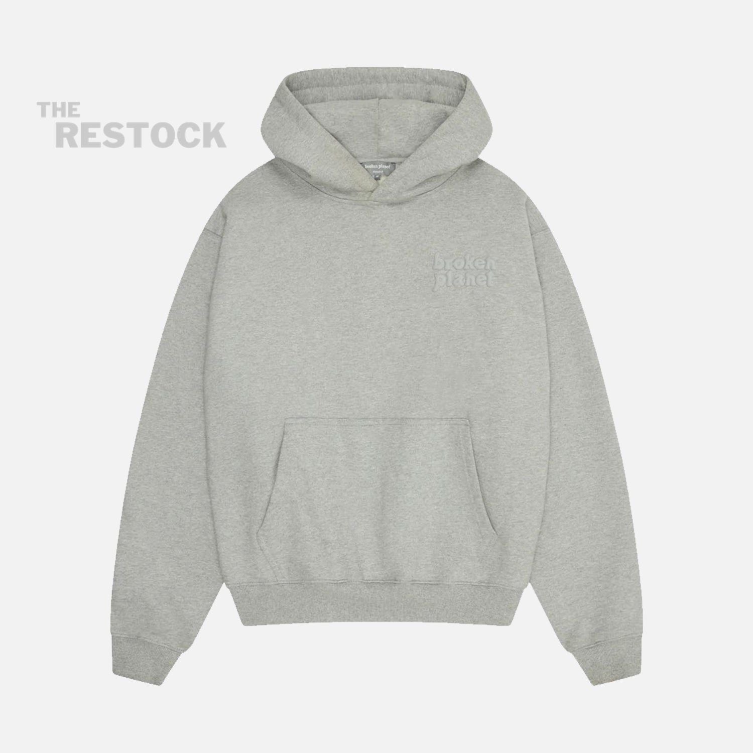 Broken Planet Market Basics Hoodie - Heather Grey