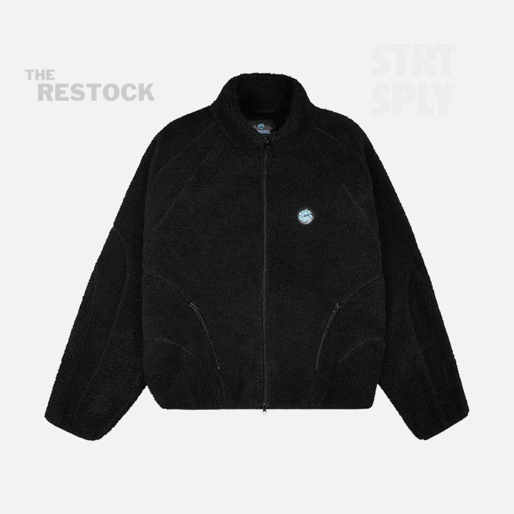 Broken Planet Market Polar Fleece -Midnight Black