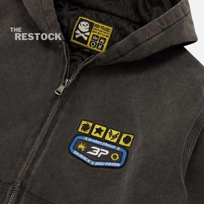 Broken Planet Workwear Jacket - Soot Black