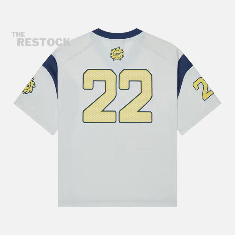 Broken Planet Football Jersey - White / Blue