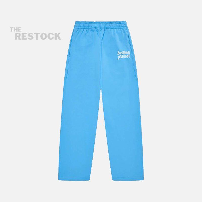 Broken Planet Market Straight Leg Bottoms - Baby Blue
