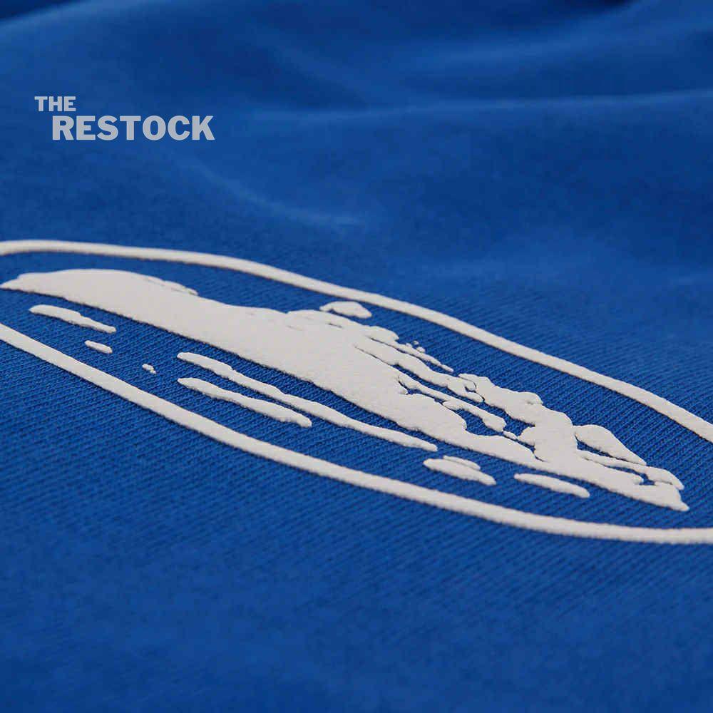 Corteiz RTW Island Puff Print Open Hem Pant - Royal Blue