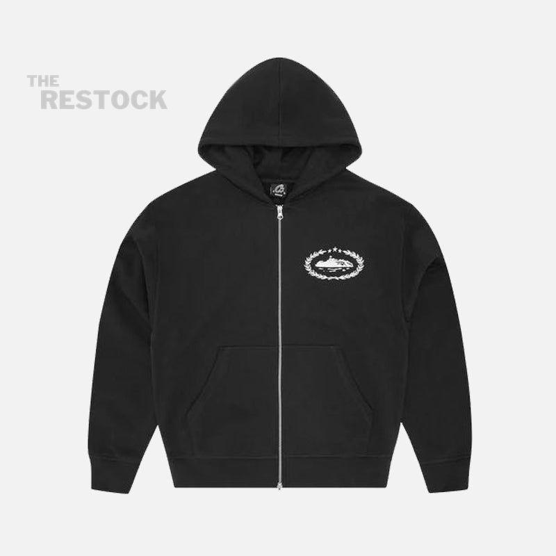 Corteiz RTW Superior Royale Zip Hoodie - Black