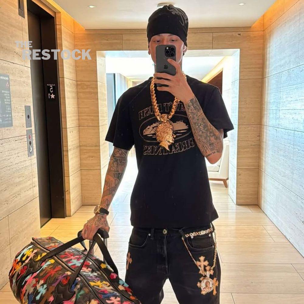 Corteiz RTW x Central Cee CRG T-Shirt - Black