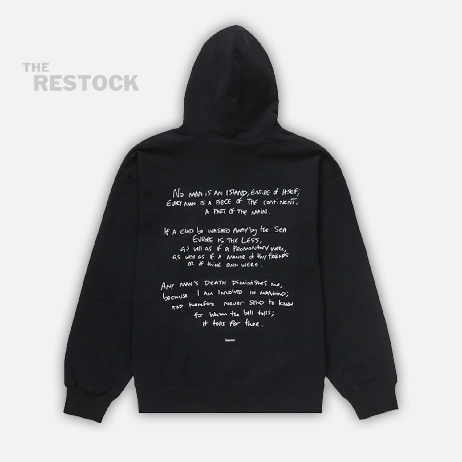 Corteiz RTW x Supreme Superior Hoodie - Black / White