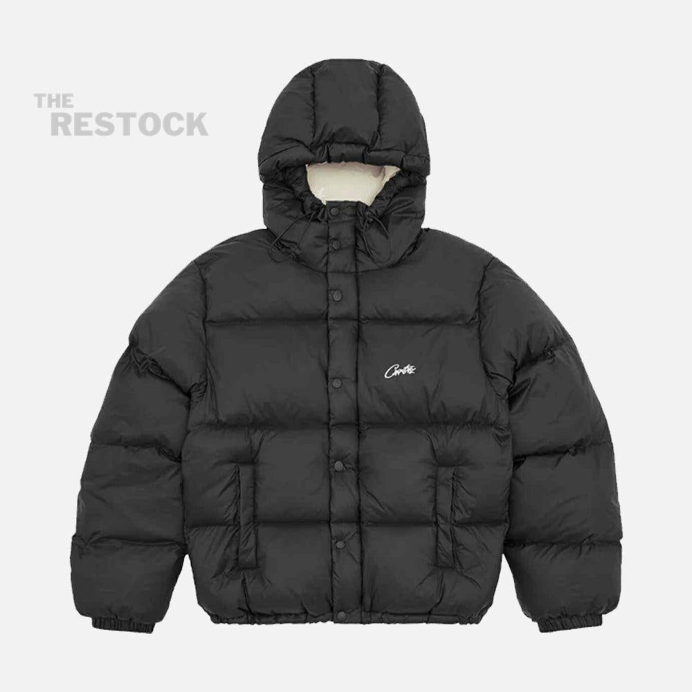 Corteiz RTW Bolo V2 Puffer Jacket - Black / Cream