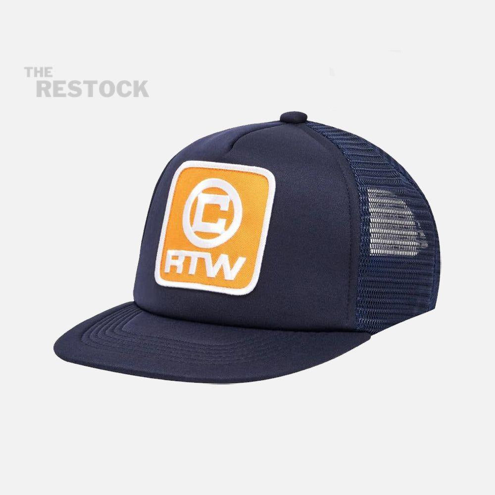 Corteiz RTW Box Trucker Hat - Navy