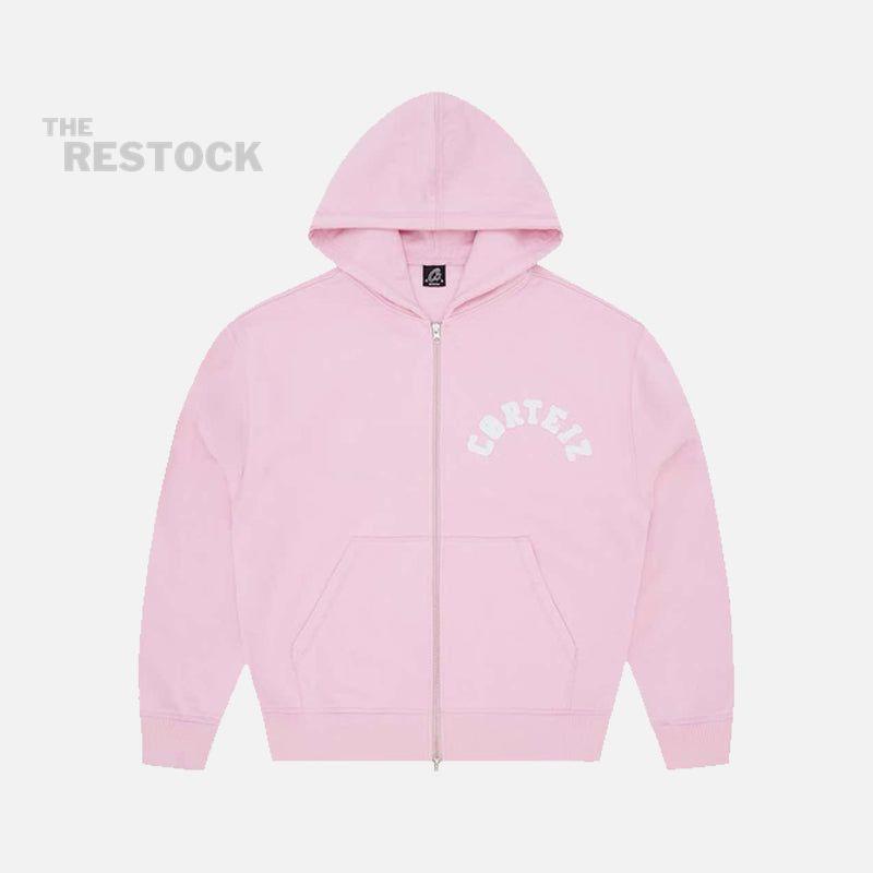 Corteiz RTW Colly Arch Zip Hoodie - Pink