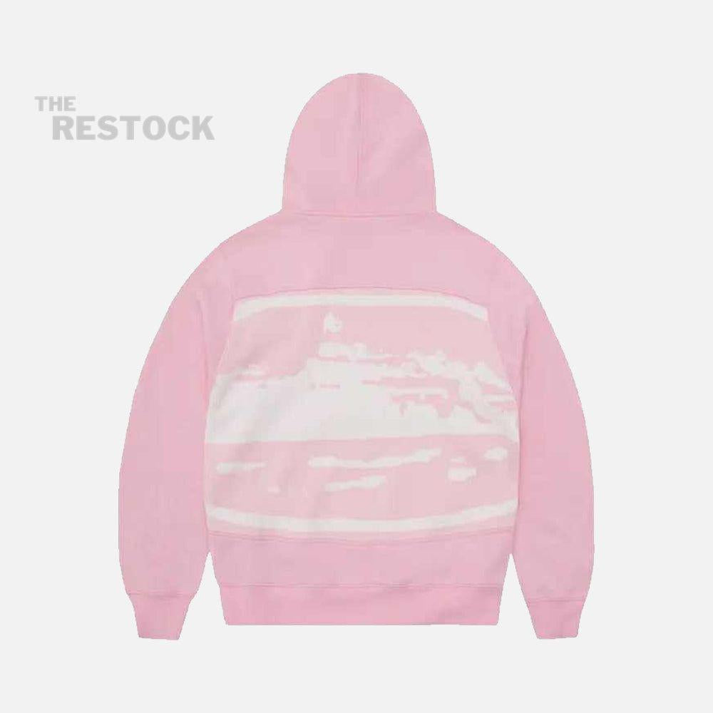 Corteiz RTW Alcatraz Mixed Panel Zip-Up Hoodie - Pink