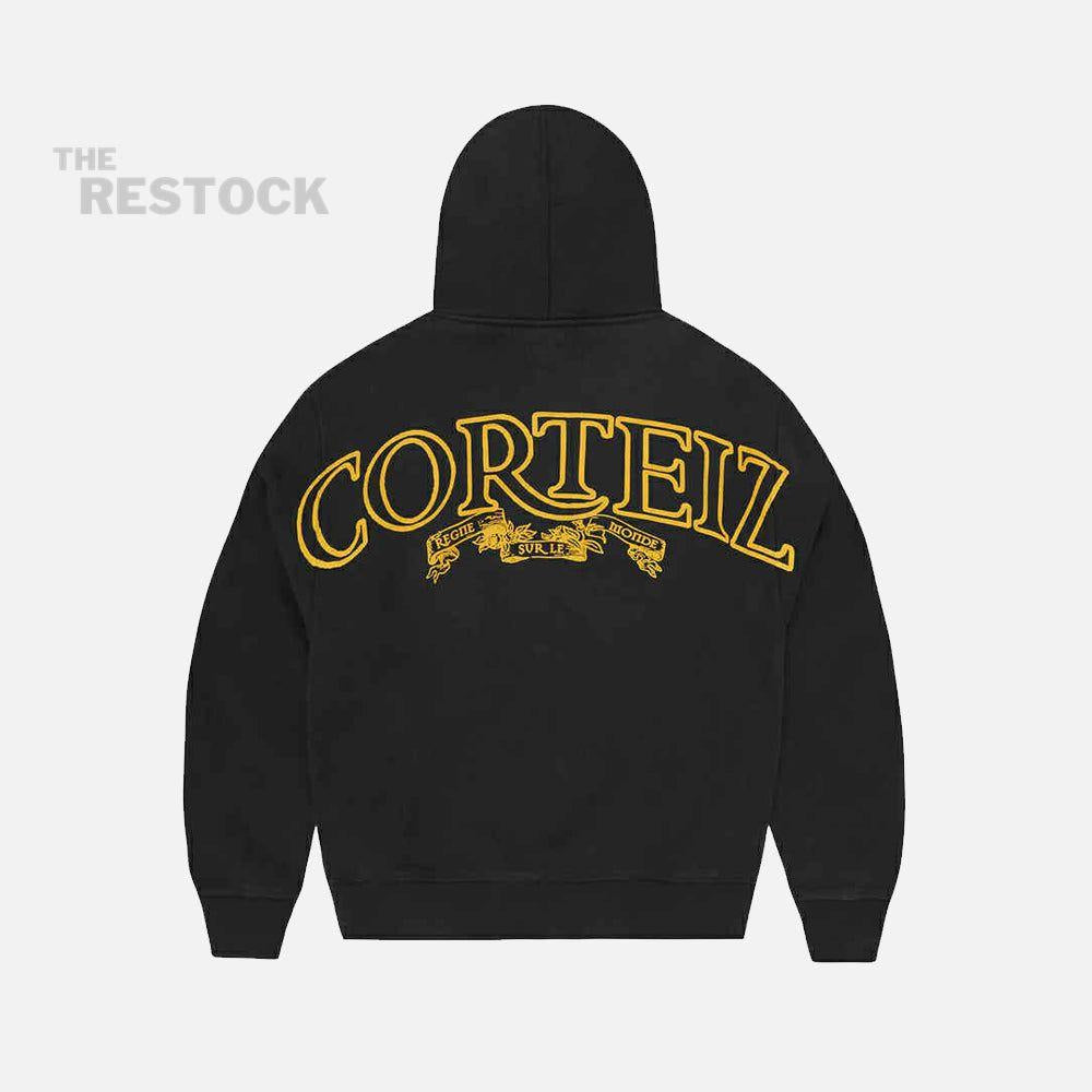 Corteiz RTW Superior Royale Zip Hoodie - Black / Yellow