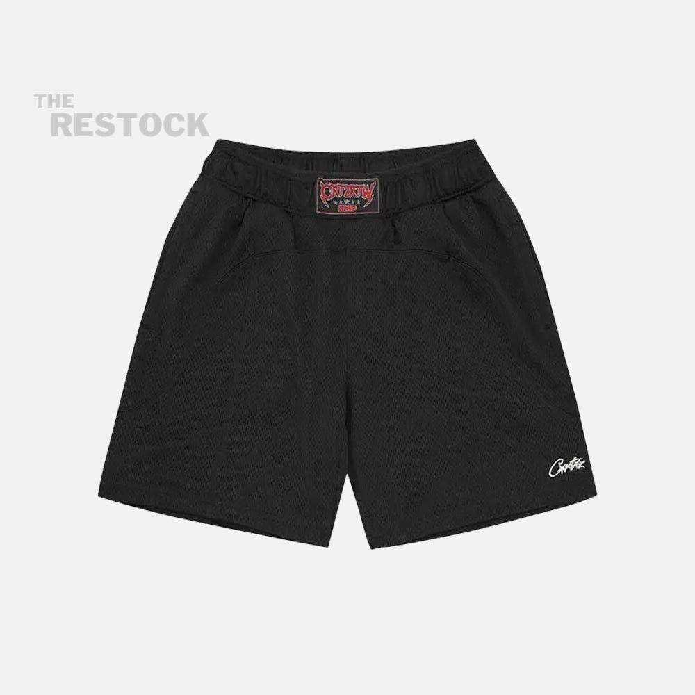 Corteiz RTW HMP Mesh Panel Short - Black