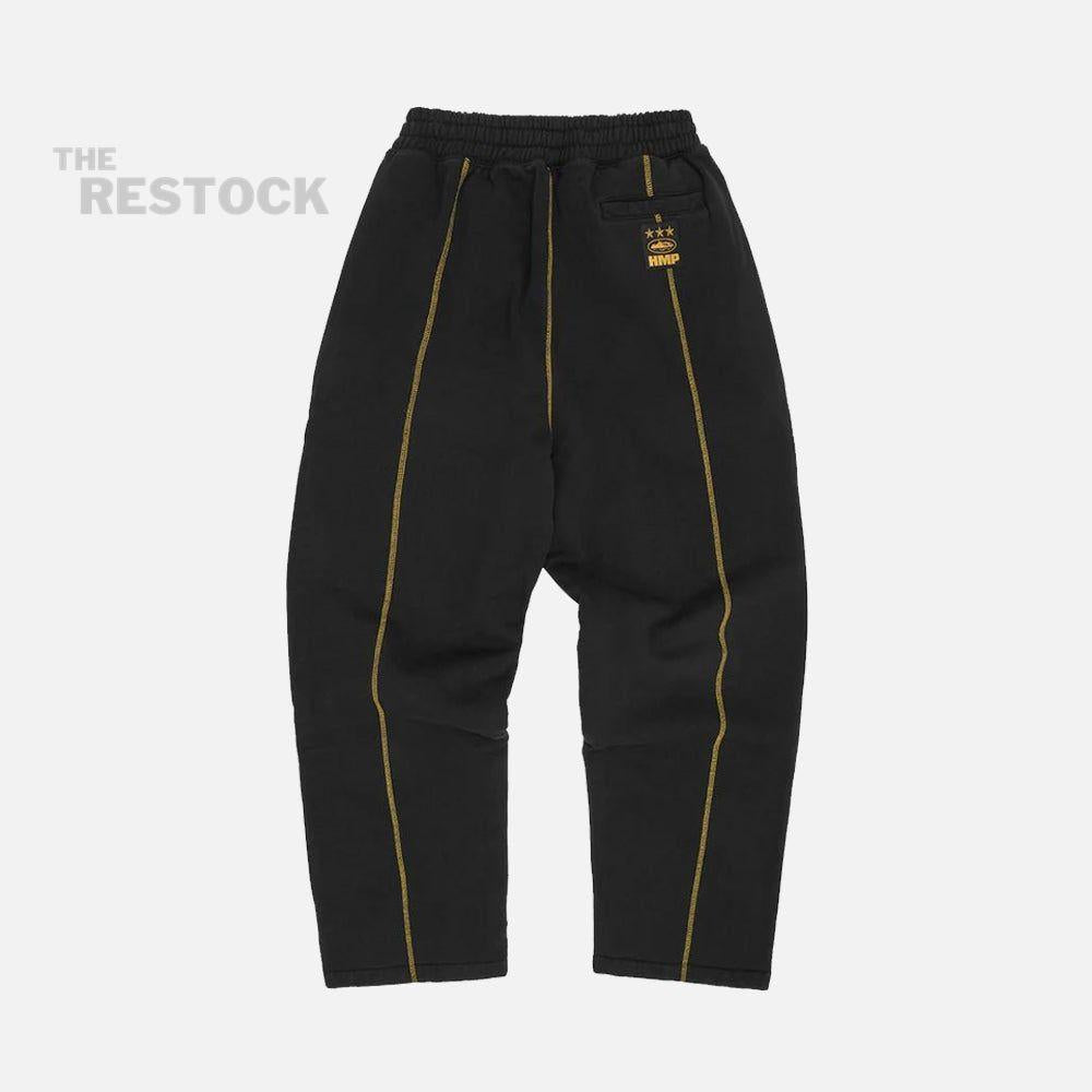 Corteiz RTW HMP V2 Open Hem Pant - Black / Yellow