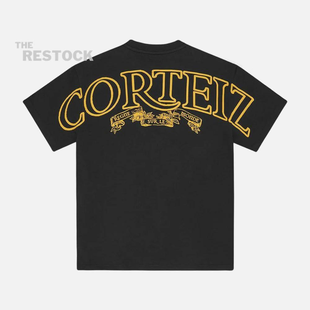 Corteiz RTW Royale Heavyweight T-Shirt - Black / Yellow