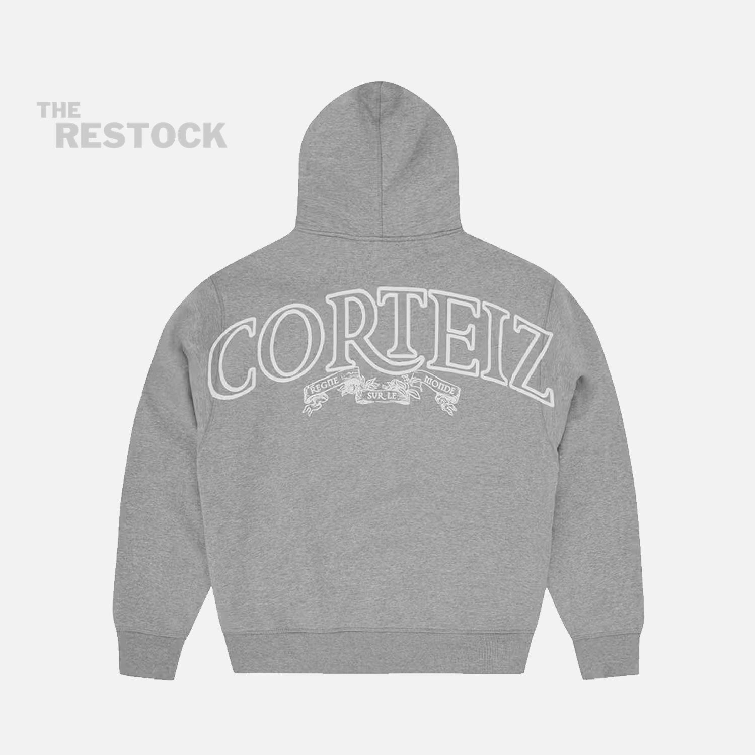 Corteiz RTW Superior Royale Zip Hoodie - Heather Grey