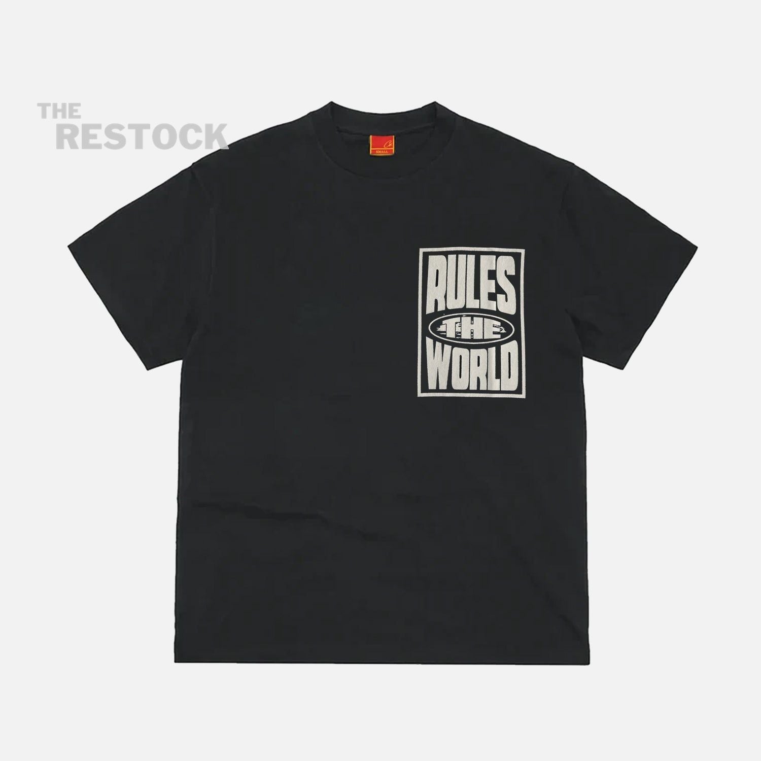 Corteiz RTW Rules The World T-Shirt - Black / White