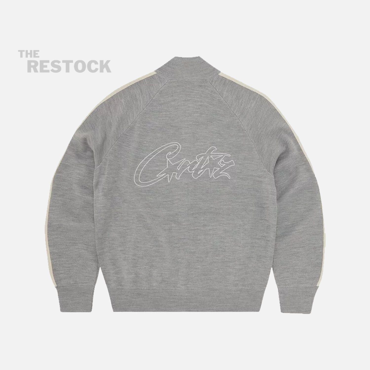 Corteiz RTW VVS Knit Zip Up Fleece - Grey