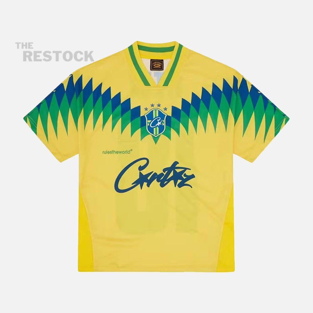 Corteiz RTW Club America Brasil Jersey - Yellow