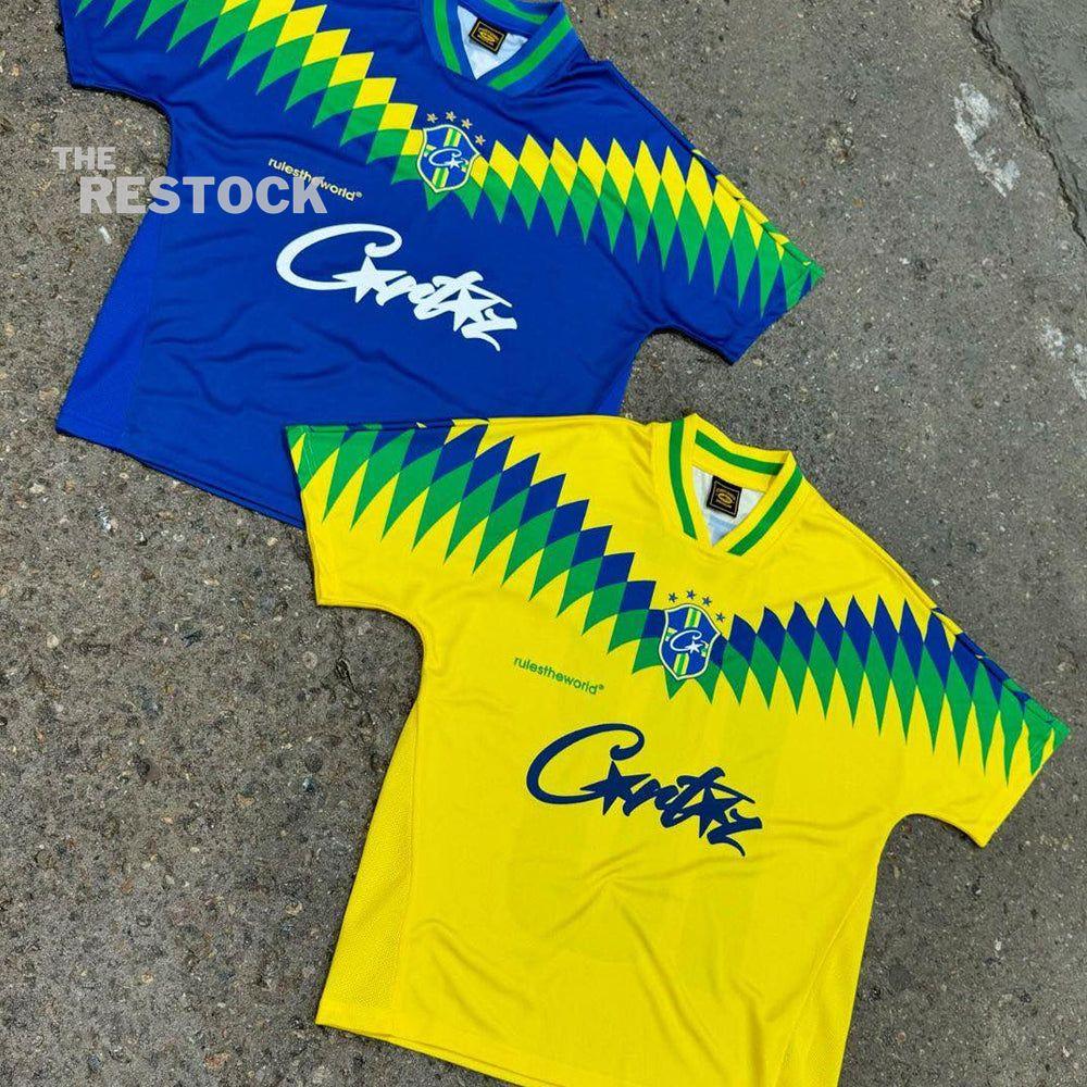 Corteiz RTW Club America Brasil Jersey - Yellow