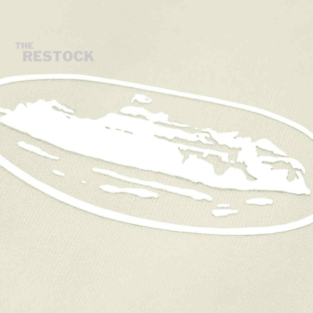 Corteiz RTW Island Puff Print Zip Hoodie - Off White