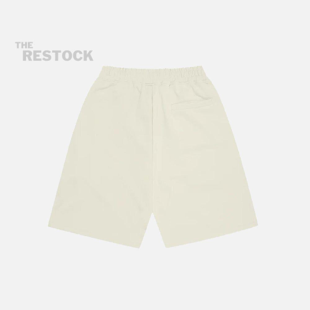 Corteiz RTW Island Puff Print Sweatshort - Off White