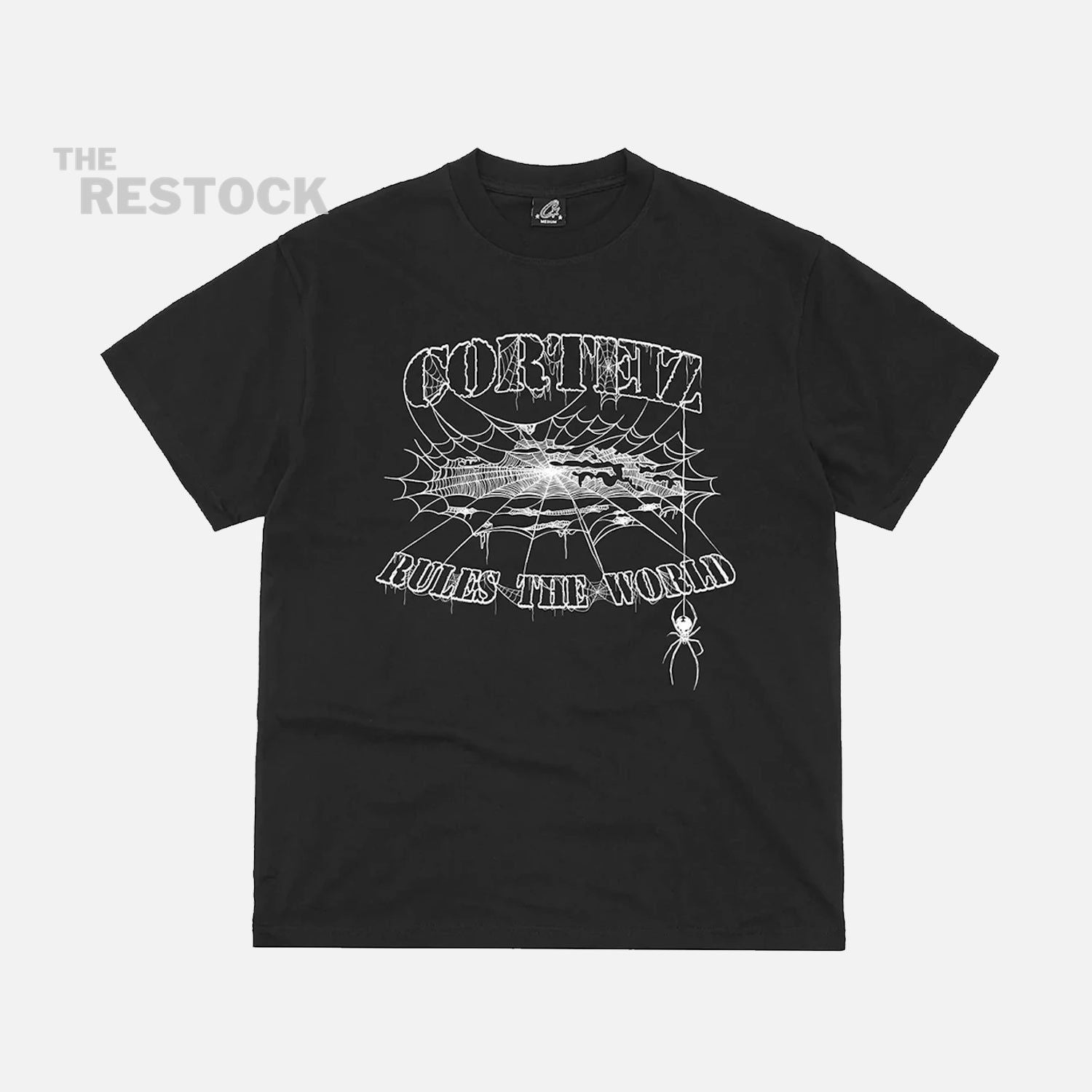 Corteiz RTW Web Alcatraz T-Shirt - Black / White