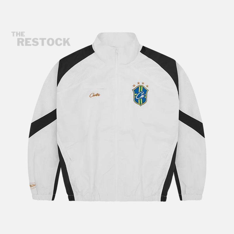 Corteiz RTW Brasil Olympic Shuku Jacket - White / Black