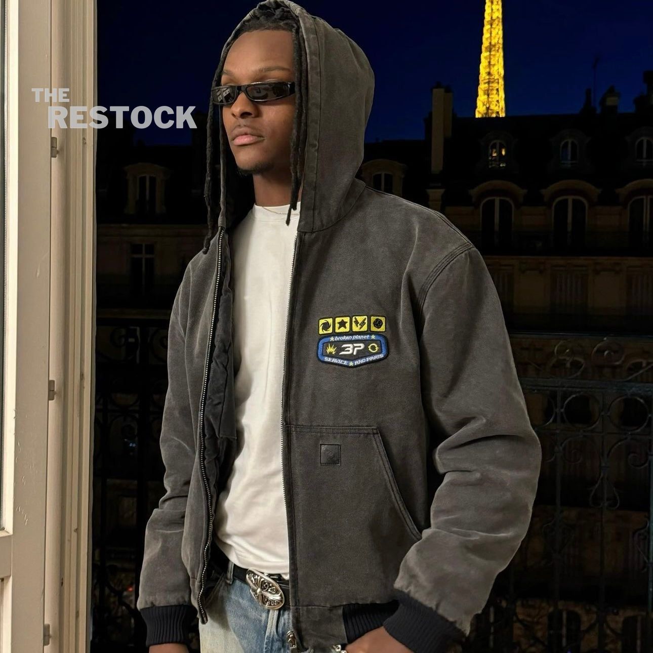 Broken Planet Workwear Jacket - Soot Black