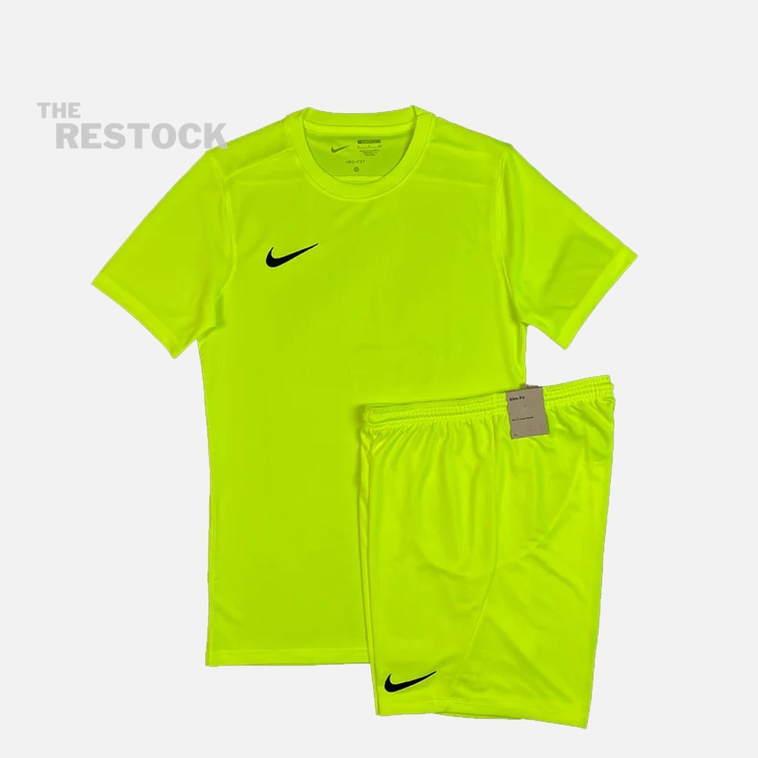 Nike Dri-Fit Essential T-Shirt & Short Set - Volt