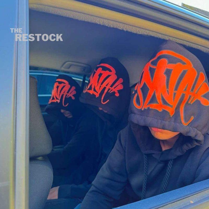 Syna World Logo Tracksuit - Black / Orange