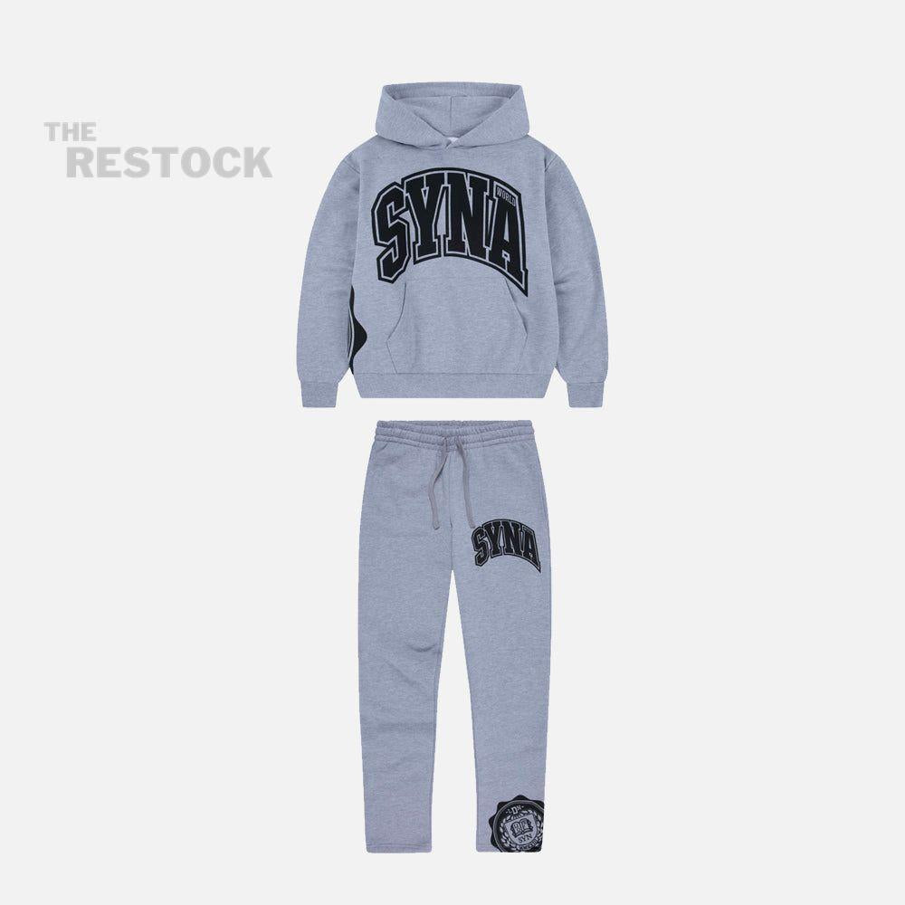 Syna World College Logo Tracksuit - Grey / Black