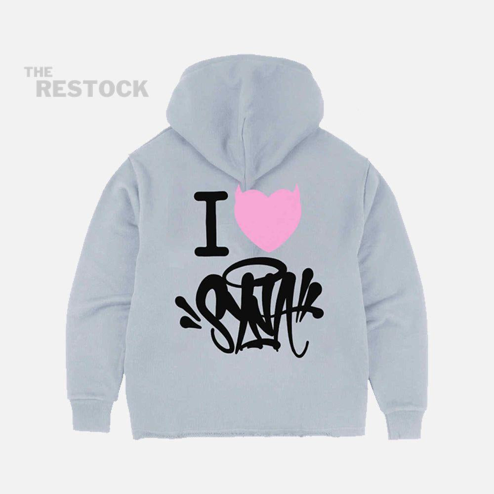Syna World I Love Syna Hoodie - Grey