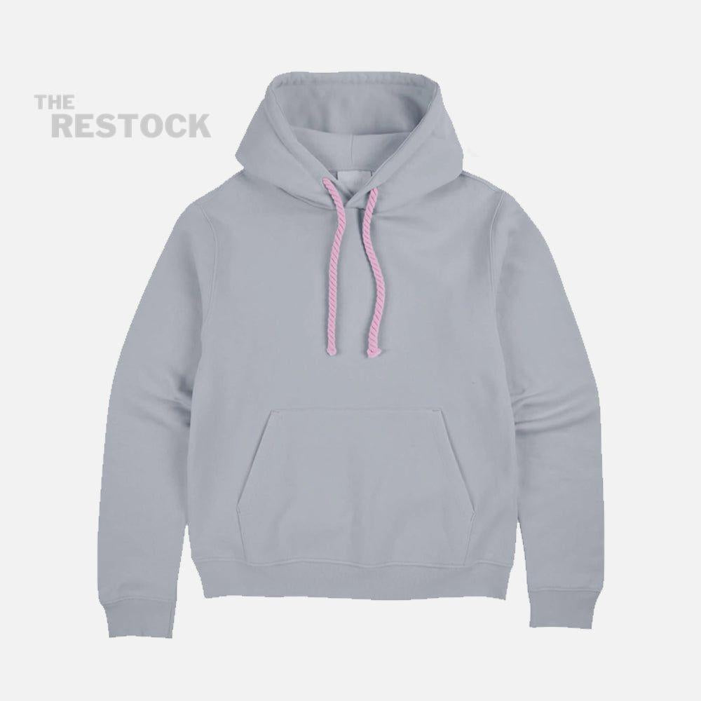 Syna World OG Rope Hoodie - Grey / Pink