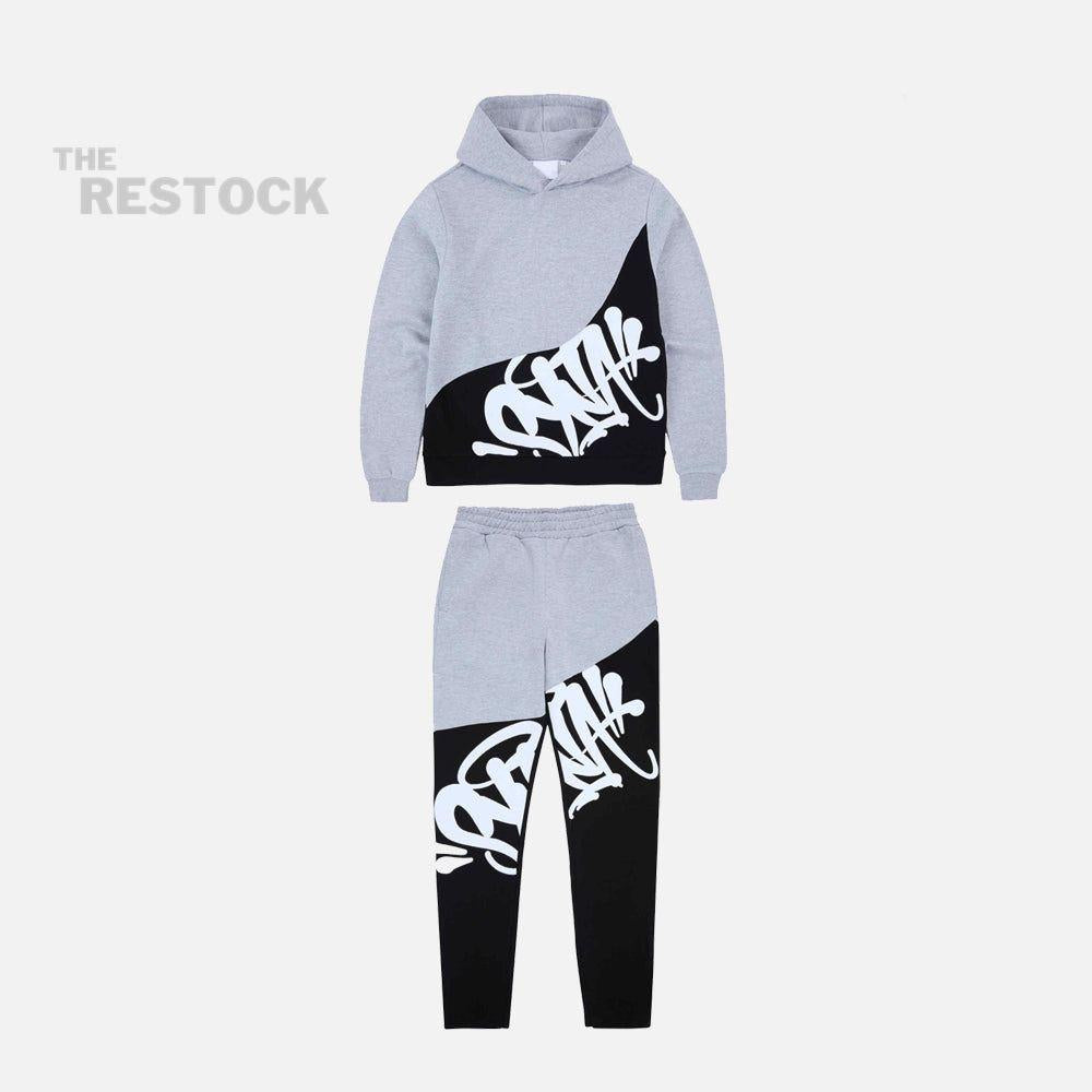 Syna World Logo Slice Tracksuit - Grey / Black