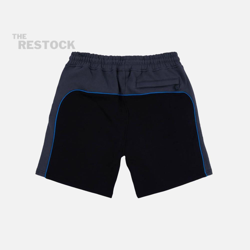 Syna World Team Pipe Shorts - Black / Cobalt Blue