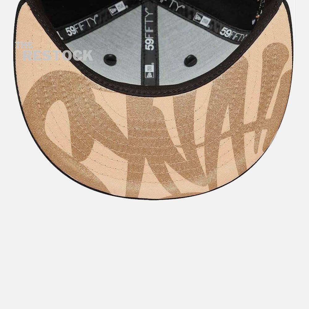 Syna World x New Era 9Fifty Snapback Cap - Black / Rose Gold