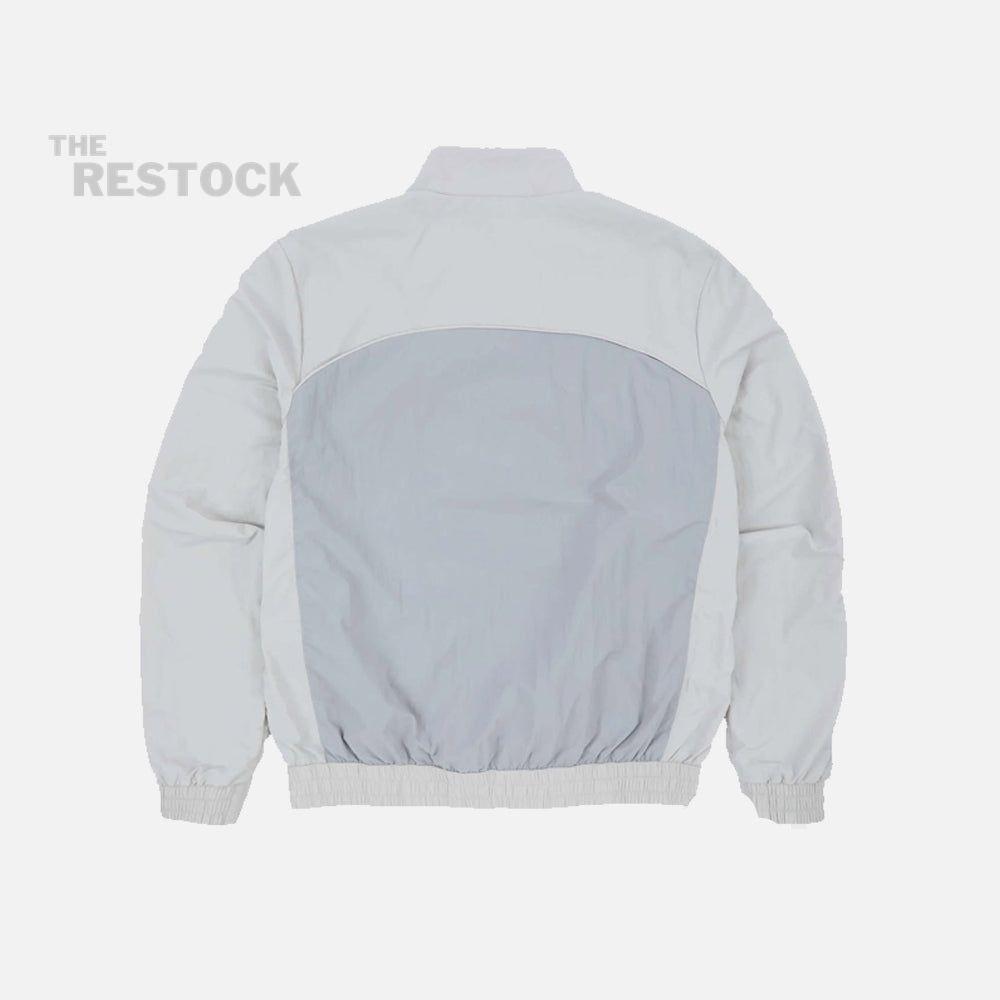 Syna World Logo Shell Tracksuit - Light Grey / Volt