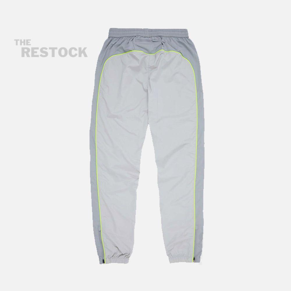 Syna World Logo Shell Tracksuit - Light Grey / Volt