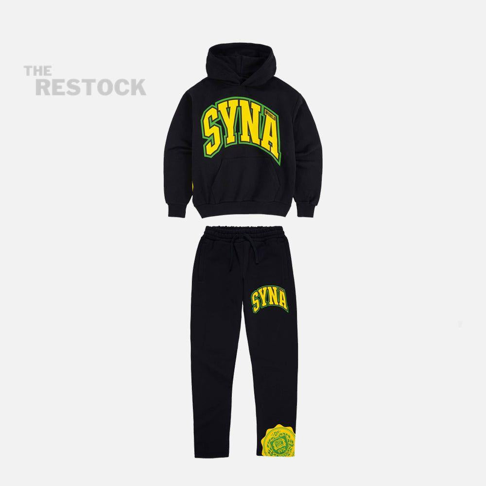 Syna World College Logo Tracksuit - Black / Yellow