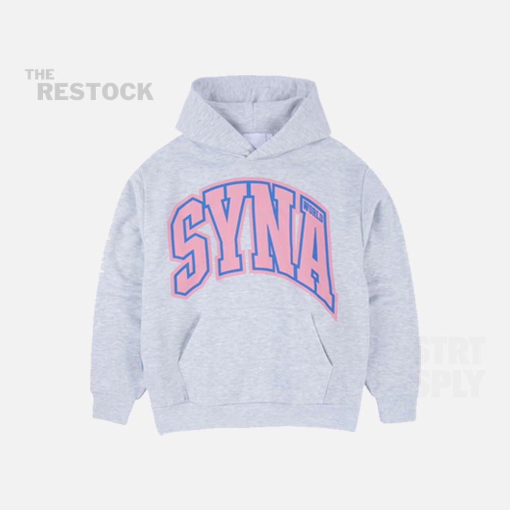 Syna World College Logo Tracksuit - Grey / Pink