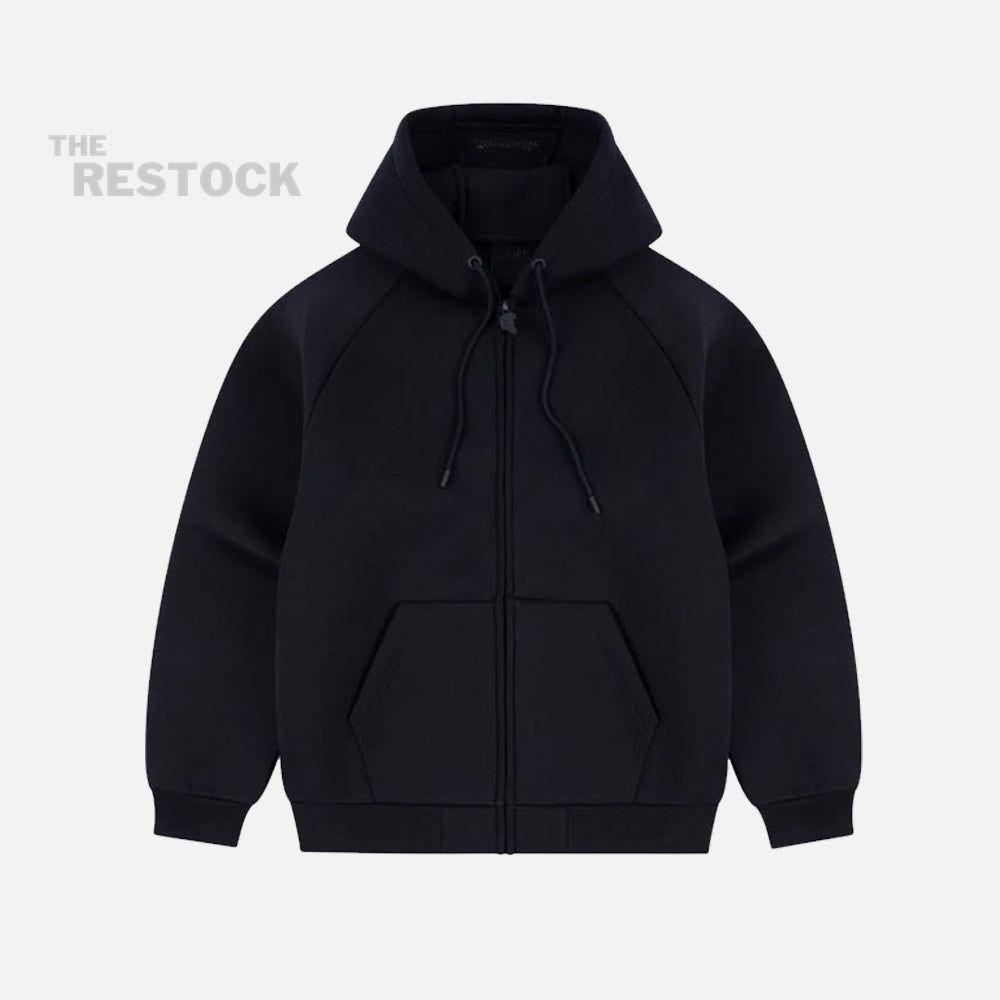 Syna World Neoprene Embossed Hoodie - Black