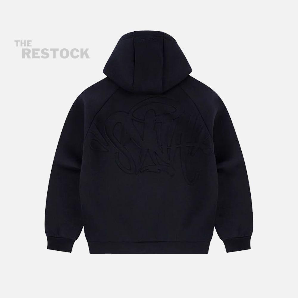 Syna World Neoprene Embossed Hoodie - Black