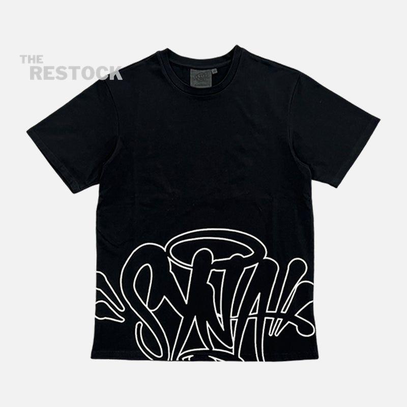 Syna World Outline T-Shirt - Black