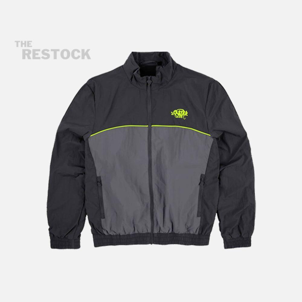 Syna World Logo Shell Tracksuit - Black / Grey / Volt