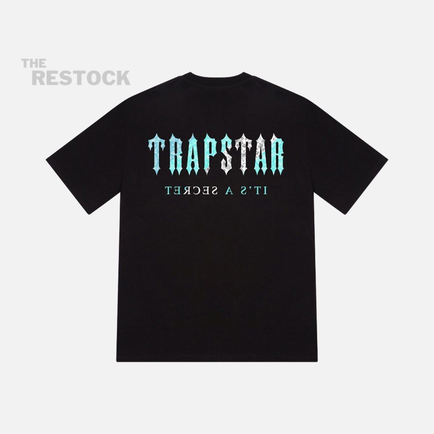 Trapstar Decoded Paisley T-Shirt - Black / Teal