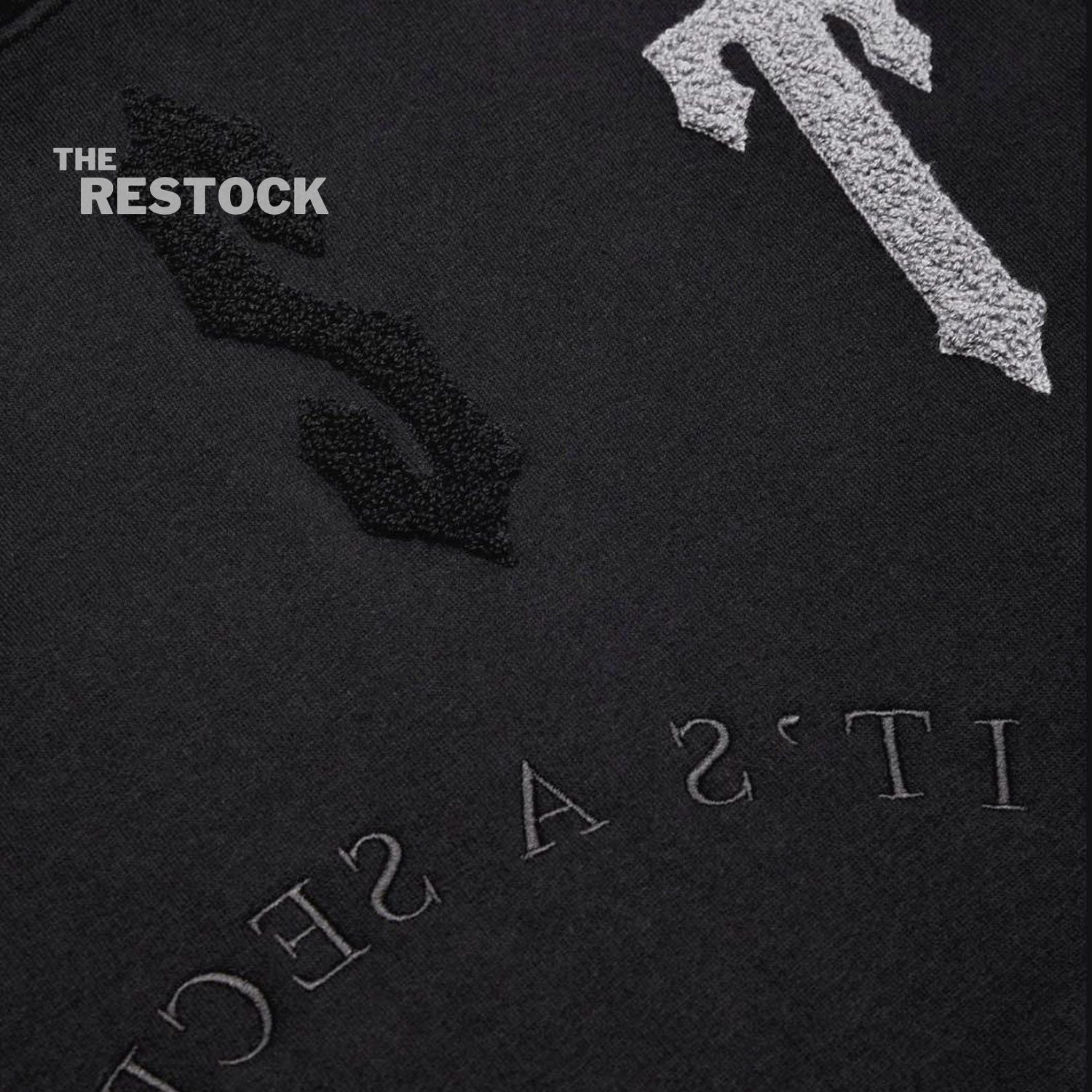 Trapstar Irongate Arch Chenille 2.0 Hooded Tracksuit - Blackout